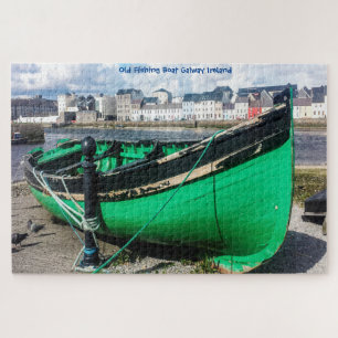 Altes Fischerboot Galway Irland. Jigsaw Puzzle