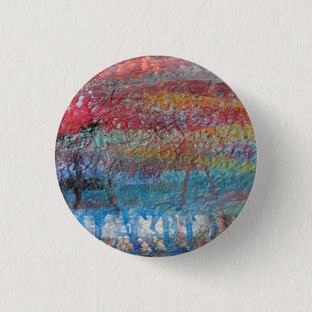 Altes Fischereifahrzeug| Rockport, Massachusetts Button (Vorderseite)