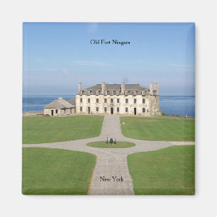 Altes Fort Niagara pfeift quadratischen Magneten Magnet