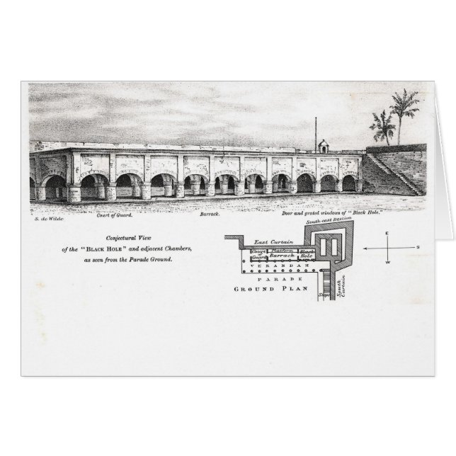 Altes Fort William, Kalkutta (Vorderseite (Horizontal))