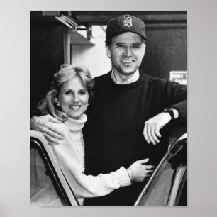 Altes Foto Joe Biden Jill Biden Poster