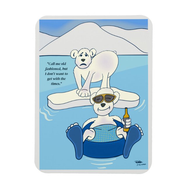 Altes Foto Magnet (Vertikal)