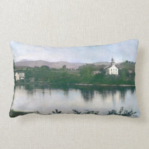 Altes freies Bethaus bei Bingham, Maine Lendenkissen