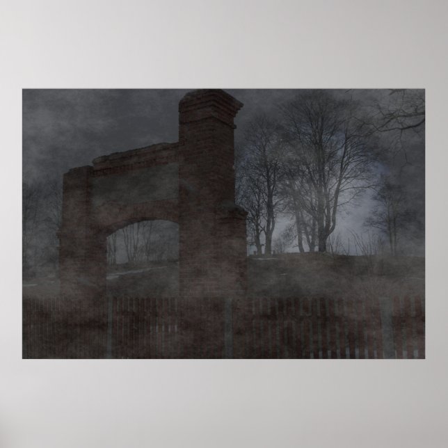 Altes Friedhof Poster (Vorne)