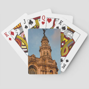 Altes Gebäude Spire, Havanna, Kuba Spielkarten