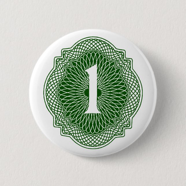 Altes Geld Button (Vorderseite)