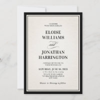 Altes Geld Modernes Formelles Schwarzes Hochzeitsf