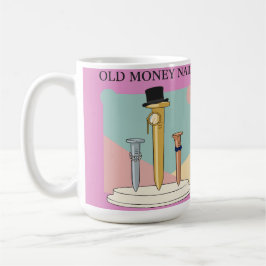 Altes Geld Nägel Kaffeetasse
