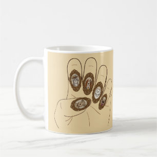 Altes Geld Nägel Kaffeetasse