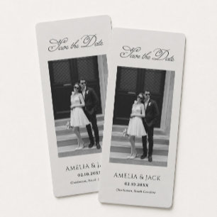 Altes Geld Schwarz und Elfenbein Hochzeit Termin v Einladung
