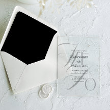 Altes Geld Schwarz-Weiße Hochzeit Minimalistisch 