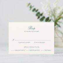 Altes Geld Teal Klassische Hochzeit