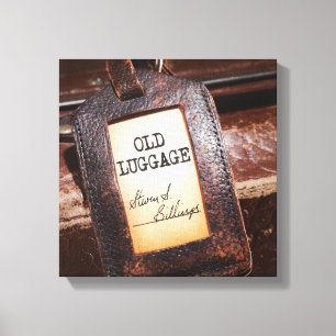 "Altes Gepäck-" Leinwand-Verpackungs-Plakat Leinwanddruck