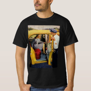 Altes Geschäft, Taxifahrerin weibliche Fahrgäste T-Shirt