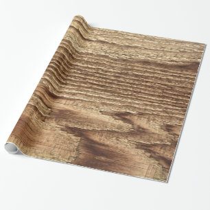 Altes getragenes Holz Geschenkpapier