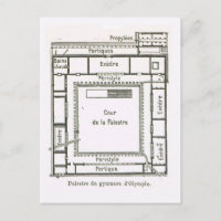 Altes Griechenland, Olympia, Plan des Gymnasiums