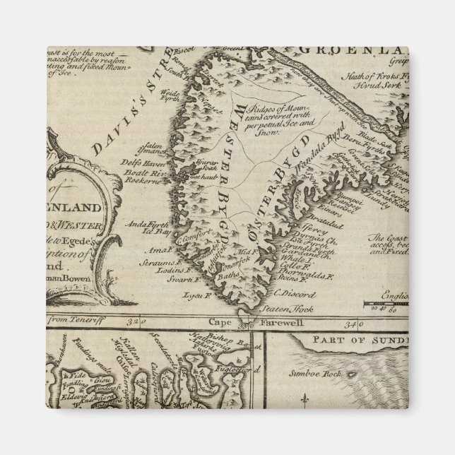 Altes Grönland Magnet (Vorne)