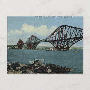 Altes Großbritannien, Edinburgh, Forth Bridge Postkarte