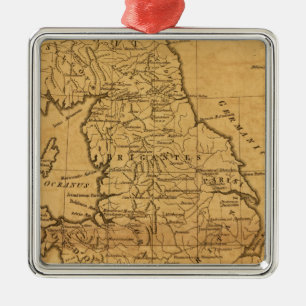 Altes Großbritannien Ornament Aus Metall