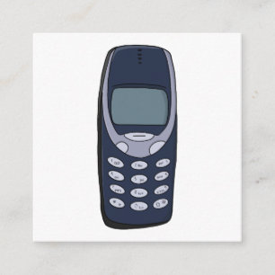 Altes Handy Begleitkarte