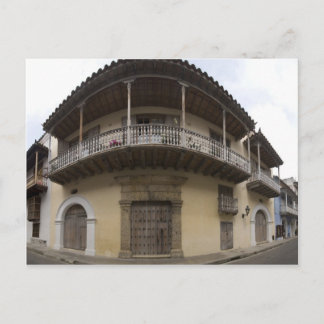 Altes Haus in Cartagena Postkarte