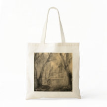 Altes Haus in der Holz-Tasche