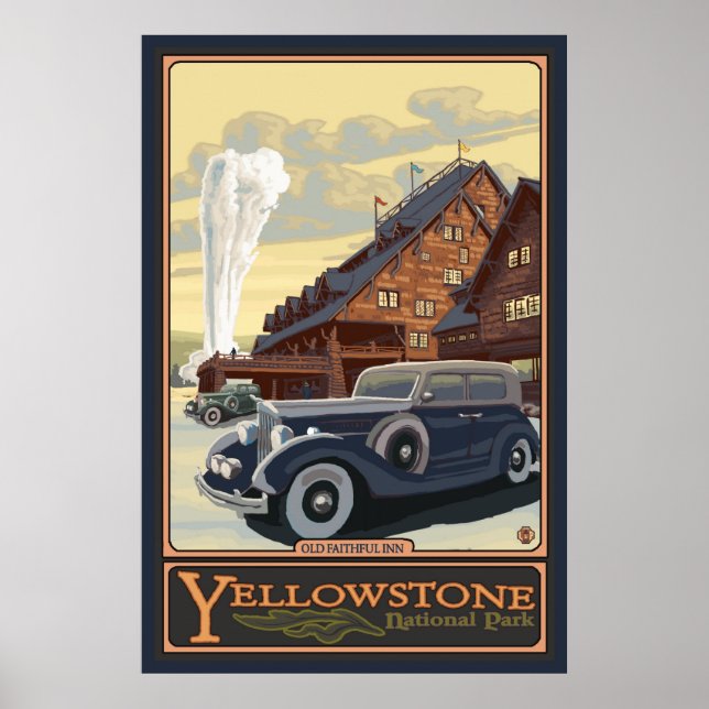Altes Haus - Yellowstone Nat'l Park Poster (Vorne)