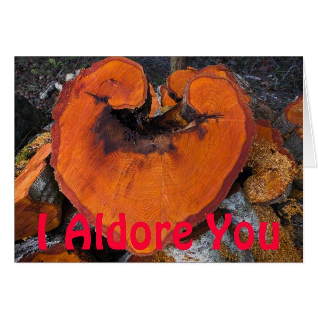 Altes Herz - Karte (Vorderseite (Horizontal))