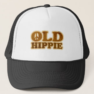 Altes Hippie-Friedenszeichen Truckerkappe