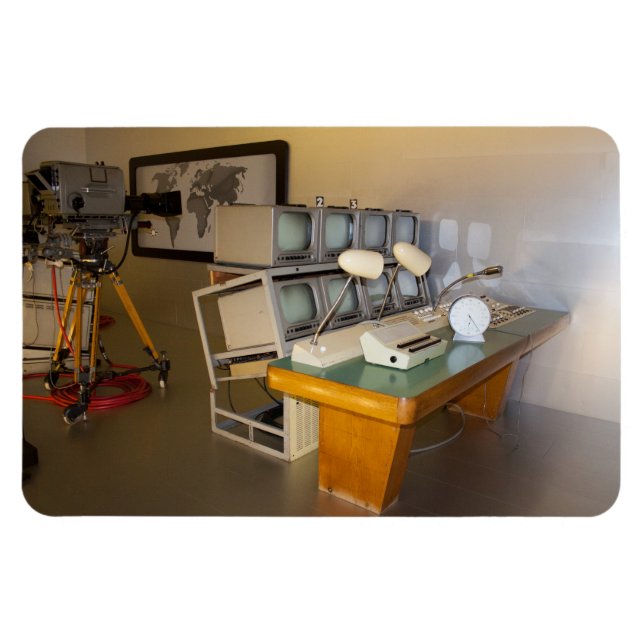 altes historisches Fernsehstudio Magnet (Horizontal)
