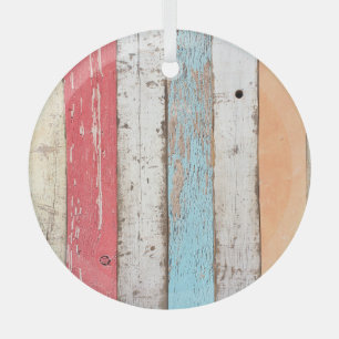 Altes Holz: Mehrfarbige rissige Textur. Ornament Aus Glas