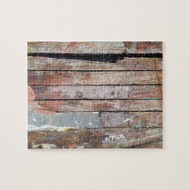 Altes Holz rustikale Bootsplatte aus Holz (Horizontal)