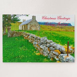 Altes irisches Cottage Galway Irland.