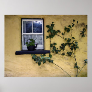 altes irisches Fensterplakat Poster