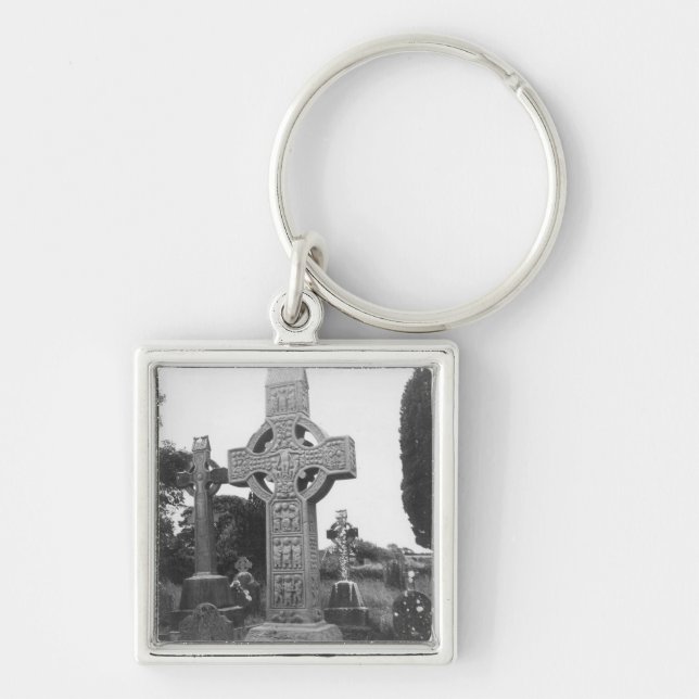 Altes Irland Hochkreuz Schlüsselanhänger (Vorne)