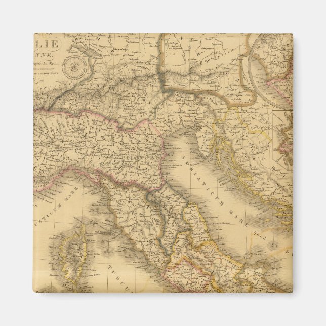 Altes Italien 2 Magnet (Vorne)