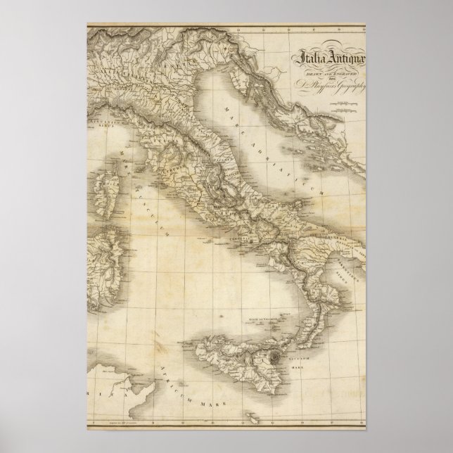 Altes Italien Poster (Vorne)