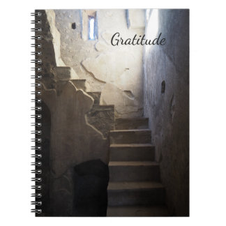 Altes italienisches Foto der Treppe SpiralNotebook Notizblock