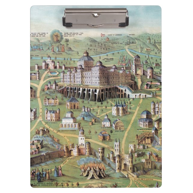 ALTES JERUSALEM KLEMMBRETT (Vorderseite)