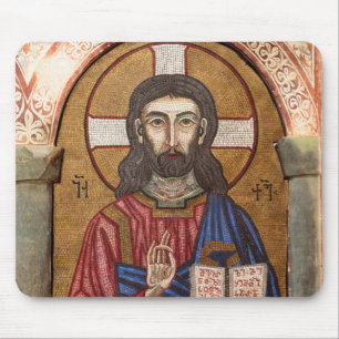 Altes Jesus-Mosaik Mousepad