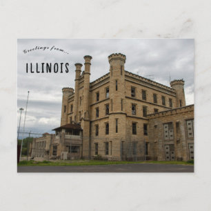 Altes Joliet-Gefängnis Joliet Illinois Postkarte