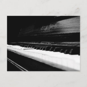Altes Klavier Postkarte