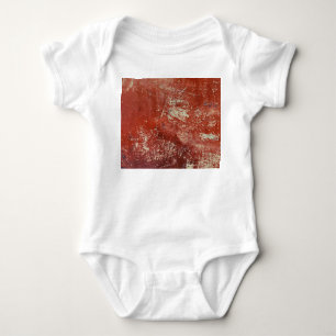 Altes Kupfer: Lebhafte Metallstruktur. Baby Strampler
