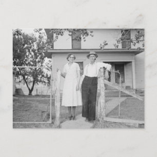 Altes Land Zuhause und Familie Postkarte