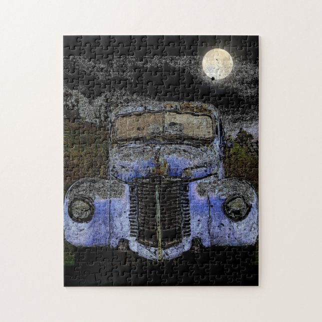Altes Lastwagen-Puzzle (Vertikal)