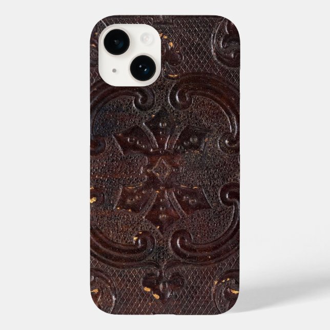 Altes Ledernes Buch des Falln Case-Mate iPhone 14 Hülle (Rückseite)