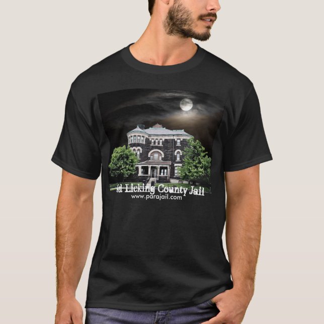 Altes Licking County Gefängnis-Spuk T - Shirt (Vorderseite)