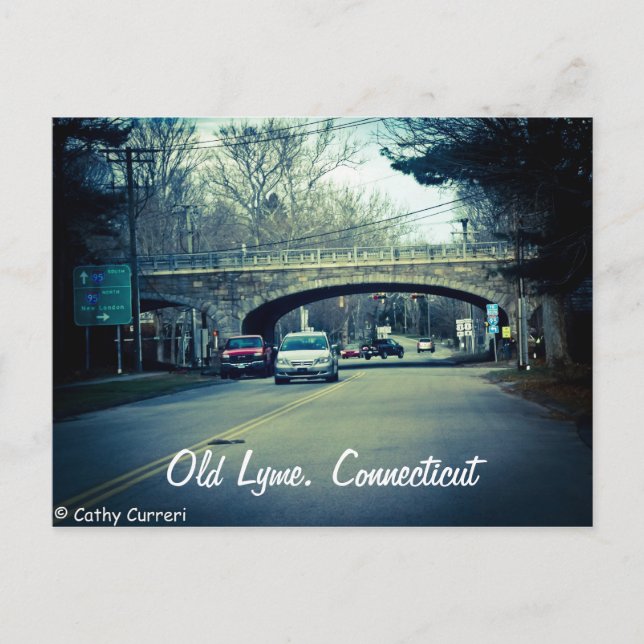 Altes Lyme, Postkarte Connecticut (Vorderseite)