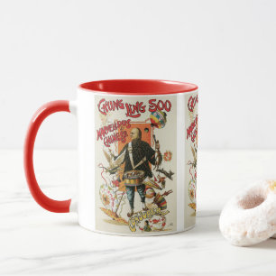 Altes Magieposter, Magier Chung Ling Soo Tasse