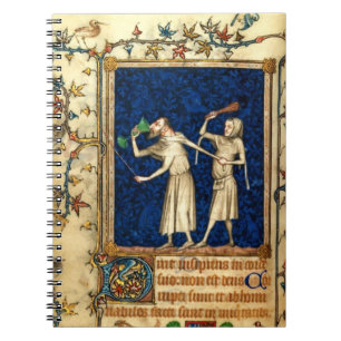 Altes Manuskript-Abdeckungs-Notizbuch Notizblock